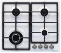 Graude г азовая варочная панель 58х51 см  Classic GSK 60.1 WM белый | Система GasControl | Электроподжиг| Эмаль античного белого цвета, классический стиль | Металлические поворотные переключатели цвета состаренного серебра |