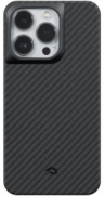 Рitaka Чехол New MagEZ Case pro 3 for iPhone 14 PRO 6.1 " (Black/Grey Twill) 1500D 