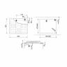 Smeg SI2M7953DW | Встраиваемая варочная панель | 90 см | Покрытие: Стеклокерамика | Мультислайдер | Количество зон приготовления: 5
