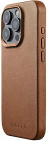 Mujjo Кожаный чехол с Magsafe для iPhone 15 Pro,Коричневый