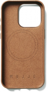 Mujjo Кожаный чехол с Magsafe для iPhone 15 Pro,Коричневый