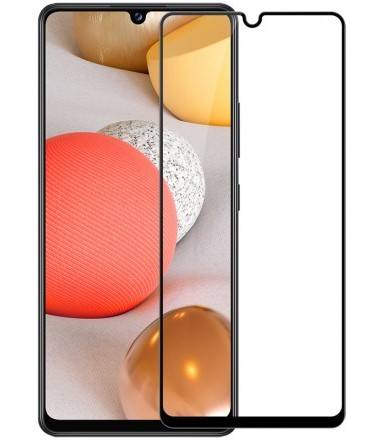 Защитное стекло для Samsung A42, Black