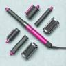 Стайлер Dyson Airwrap Complete Long HS05 fuchsia/nickel / 1300 Вт, насадки-6, количество температурных режимов-3.