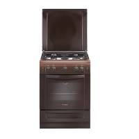 Gefest газовая плита 6100-01 0001 | Количество конфорок: 4 | Объем духовки: 52 л | Электроподжиг | Габариты (ВхШхГ): 85х60х60 см | Цвет: Коричневый | Global
