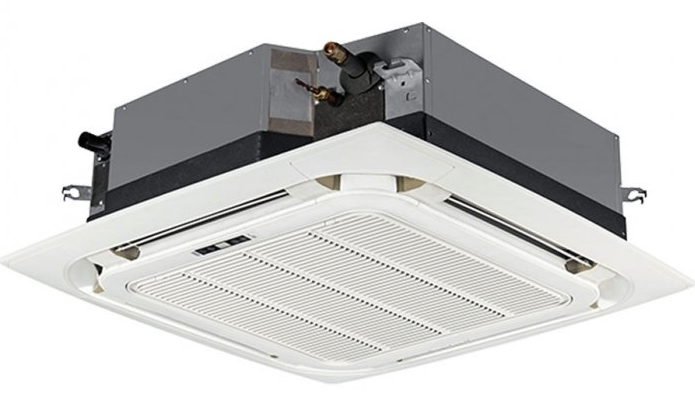 Кассетная промышленная сплит-система на 180 кв.м. Loriot LAC-60TC | Завод-изготовитель: TCL | Режим Turbo | Автоматический режим работы | Внутрирельефная система медных труб с повышенным коэффициентом теплообмена | Объемное воздухораспределение | Авторест