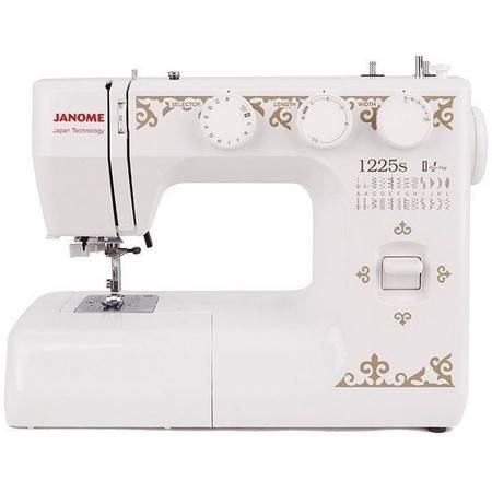Janome швейная машинка 1225S | Электромеханическое управление | Количество операций: 25 | Максимальная скорость шитья: 750 ст/мин | Global