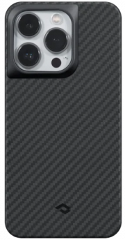 Рitaka New MagEZ Case pro 3 for iPhone 14 PRO MAX 6.7 " (Black/Grey Twill) 1500D 