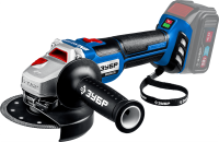 Зубр AB-125 Угловая шлифмашина, без АКБ, 20В бесщеточная в коробке, Профессионал