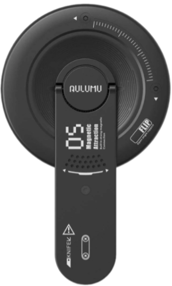 Aulumu Магнитная подставка/держатель G05 Mag Safe Phone Grip Stand, 4 в 1, черная, с ножом для вскрытия доставок, для iPhone 12/13/14 Series