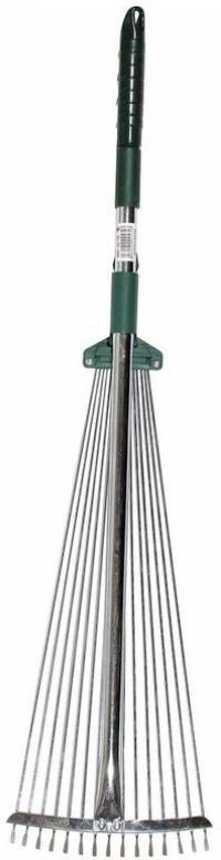 Raco R744 Грабли веерные 4231-53/744 с телескопическим черенком, 800-1240 мм
