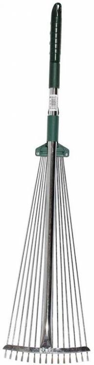 Raco R744 Грабли веерные 4231-53/744 с телескопическим черенком, 800-1240 мм