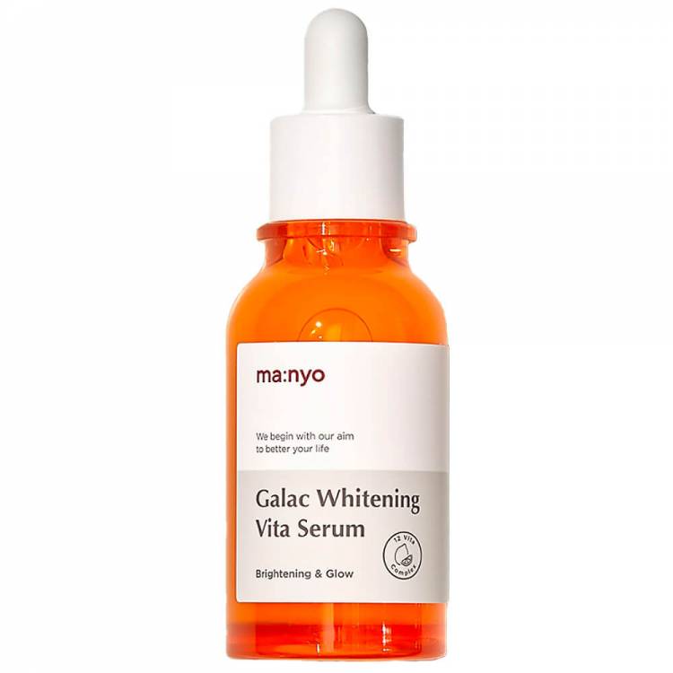 Мультивитаминная сыворотка для тусклой кожи Manyo Galac Whitening Vita Serum 50мл