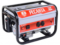 Ресанта бензиновый электрогенератор с ручным стартером на 3,3 кВт | БГ 4000 Р