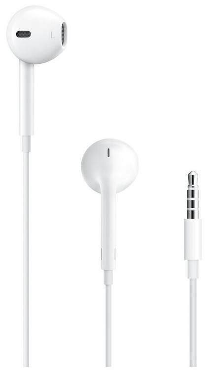 Наушники Apple EarPods White MD827ZM/A/B / MNHF2ZM/A / Наушники Apple 3.5