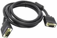 Кабель VGA Pro ExeGate EX-CC-PVGA-15M15M-15.0 (15M/15M, 15м, 2 фильтра, позолоченные контакты, экран) <EX169517RUS>