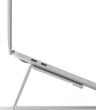 Aulumu Суперпортативная эргономичная подставка G07 White, Pop Up Foot Stands Laptop, серебристая, для ноутбуков и планшетов 8-20 ''