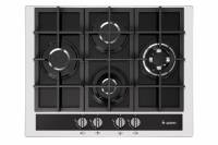 Газовая варочная поверхность Gefest ПВГ 2231-01 Р2 /конфорок - 4 шт, решетки - чугун, панель - закаленное стекло, электроподжиг, газ-контроль, черный / Global