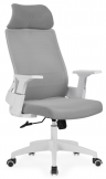 Woodville Компьютерное кресло "Flok" серый | белый | Ширина - 62; Глубина - 66; Высота - 114 см