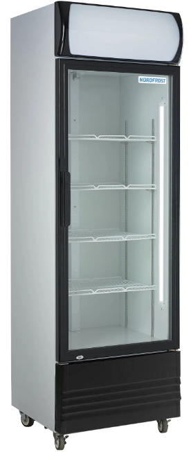 Холодильная витрина NordFrost RSC 400 GB | объем - 370 л , 197см*61см*61 см  | Global