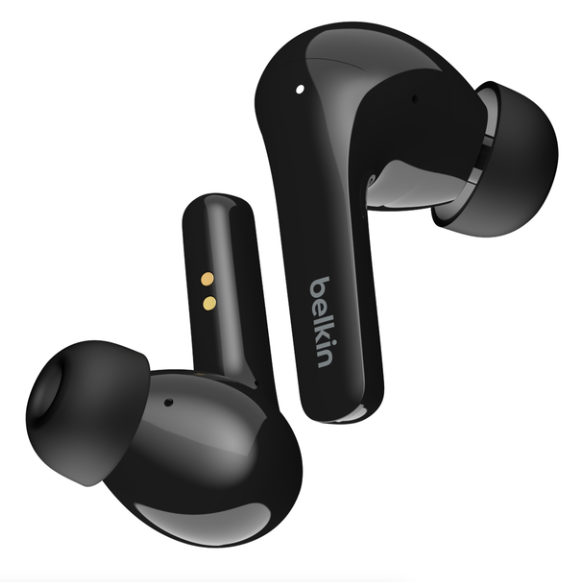 Belkin беспроводные звукоподавляющие наушники, Soundform Flow Noise Cancelling Earbuds, цвет: черный