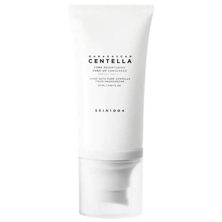 Осветляющий санскрин SKIN1004 Madagascar Centella Tone Brightening Tone-Up Sunscreen SPF50+ PA++++ 50 мл