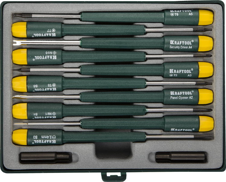 Kraftool 12 предметов 25616-H12 Набор Отвертки для ремонта мобильных телефонов