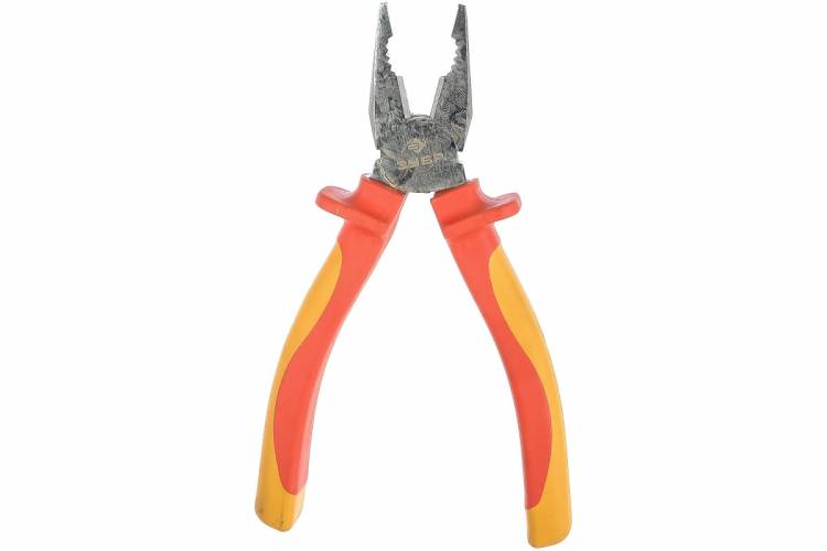 Зубр 22145-1-18 Плоскогубцы "ПРОФИЭЛЕКТРИК", диэлектрические комбинированные, 180мм