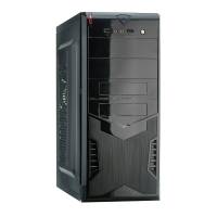 Корпус Miditower Exegate CP-604 Black, ATX, <CP500W, 80mm>, 2*USB, Audio <EX280389RUS>