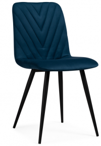 Woodville Стул на металлокаркасе "Ральф" синий | Ширина - 44; Глубина - 53; Высота - 83 см