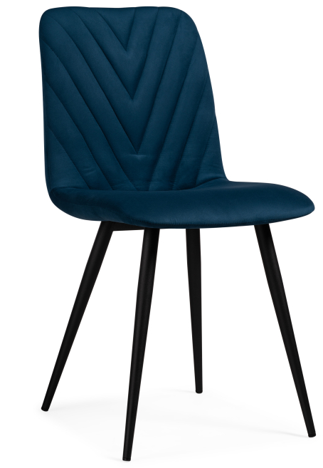 Woodville Стул на металлокаркасе "Ральф" синий | Ширина - 44; Глубина - 53; Высота - 83 см