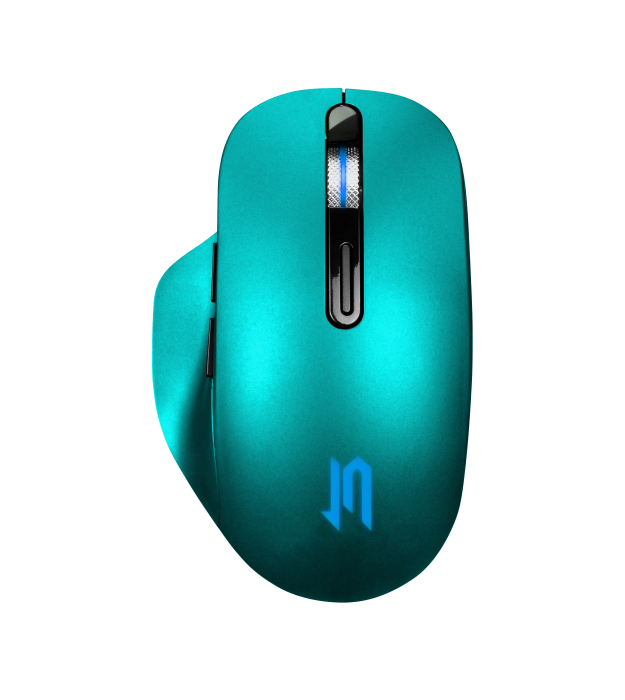 Jetaccess R300G аквамарин (800/1200/1600dpi, сенсор Pixart 3205, 6 кнопок (включая колесо прокрутки) Беспроводная аккумуляторная мышь