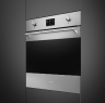 Smeg Многофункциональный духовой шкаф SO6302TX с пиролизом | Коллекция: Classica | Ширина см: 60 | Высота ниши см: 60 | Вид нагрева: Электрический | Нержавеющая сталь