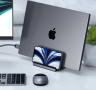 Satechi Настольная двойная подставка Dual Vertical Laptop Stand для ноутбуков и планшетов. Цвет: серый космос