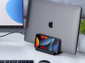 Satechi Настольная двойная подставка Dual Vertical Laptop Stand для ноутбуков и планшетов. Цвет: серый космос