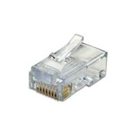Коннектор RJ-45 Кат.5 (V) (8P8C) Exegate под одножильный кабель 158091 (100шт)
