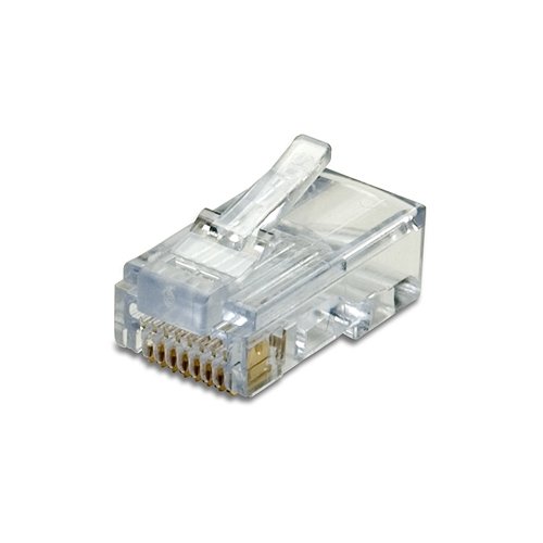 Коннектор RJ-45 Кат.5 (V) (8P8C) Exegate под одножильный кабель 158091 (100шт)