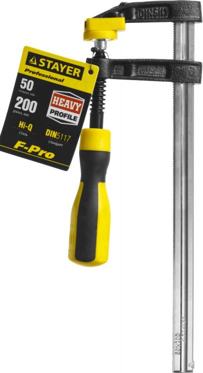 Stayer 32095-050-200 Hercules-F HF-20/5 струбцина тип F 200/50 мм