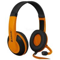 Гарнитура Defender GAMING WARHEAD G-120 BLACK/ORANGE Global