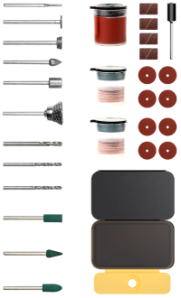 Набор аксессуаров для шлифовальной машинки-гравера HOTO Rotary Tool Accessories Kit																			