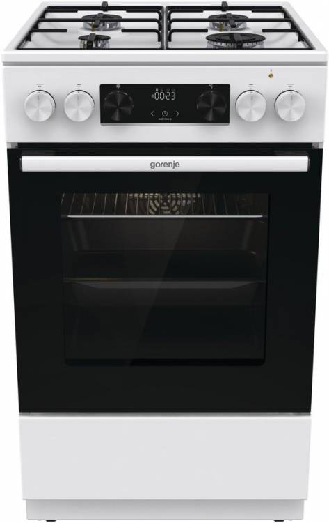Комбинированная плита Gorenje GK5C60WJ /  4 газовых конфорок,электрическая духовка 62 л Global
