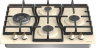 Газовая варочная поверхность Gorenje GW6D42CLI / конфорок - 4 шт / решетки - чугун / панель - эмалированная сталь / электроподжиг / газ-контроль, бежевый / 13 см х 60 см х 52 см
