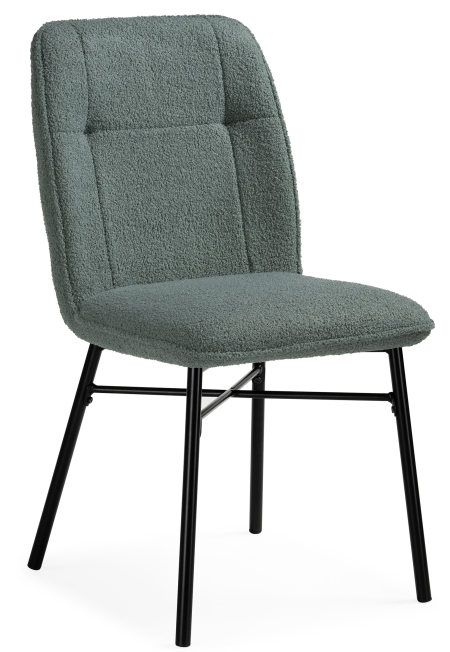 Woodville Стул на металлокаркасе "Denis" черный | Ширина - 46; Глубина - 59; Высота - 87 см