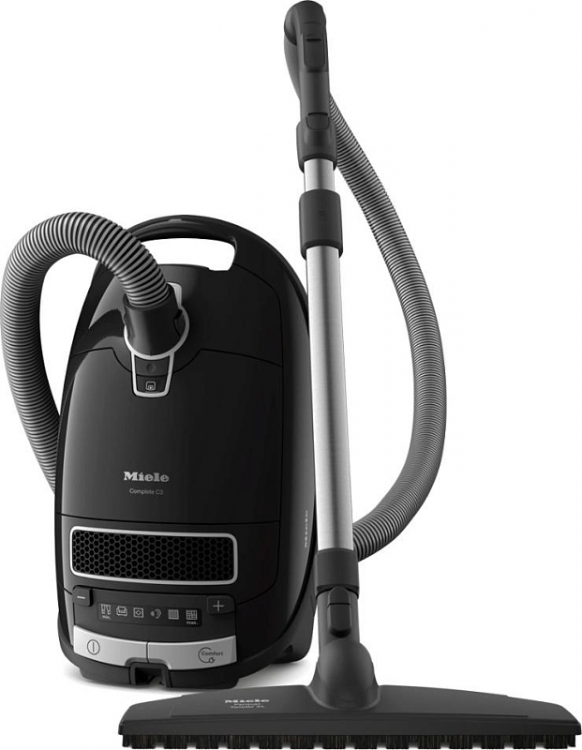 Miele пылесос для сухой уборки Complete C3 Parquet XL PowerLine SGSF5 | C мешком | Потребляемая мощность: 890 Вт | Объем пылесборника: 4.5 л | Цвет: Черный | Global