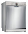 Посудомоечная машина Bosch SMS44DI01T | Комплектов: 13, сушка: конденсационная, инверторный двигатель, дисплей, 4 программ, размер: 60х60х84,5 см, серебряный | Global