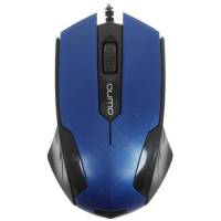 Мышь Qumo Office M14 проводная, оптическая, голубая