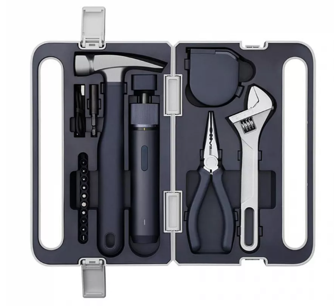 Xiaomi Набор инструментов с аккумуляторной отвёрткой HOTO 3.6V Screwdriver Tool Set
