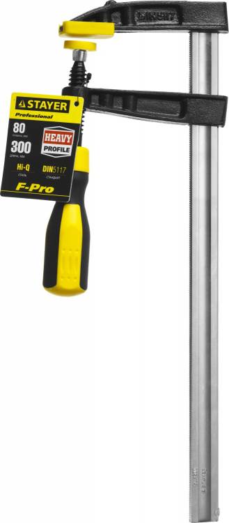 Stayer 32095-080-300 Hercules-F HF-30/8 струбцина тип F 300/80 мм