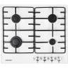 Варочная поверхность NORDFROST HS 6040 W  / конфорок - 4 шт, решетки - эмалированный металл, электроподжиг.