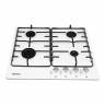 Варочная поверхность NORDFROST HS 6040 W  / конфорок - 4 шт, решетки - эмалированный металл, электроподжиг.