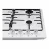 Варочная поверхность NORDFROST HS 6040 W  / конфорок - 4 шт, решетки - эмалированный металл, электроподжиг.